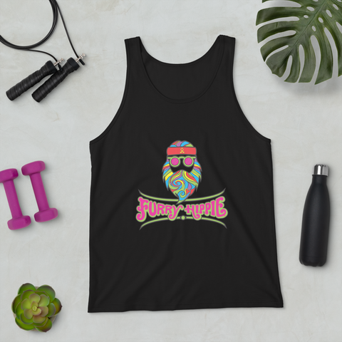 Furry Hippie Unisex Tank Top