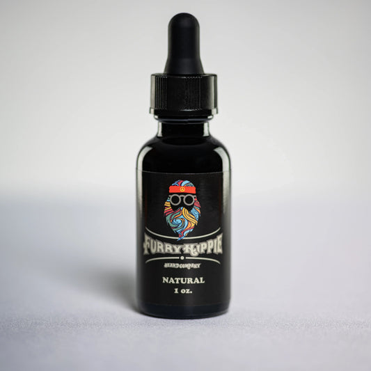 Natural | Unscented Beard Oil - Furry Hippie Beard Company