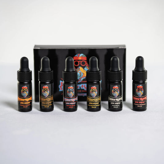 The Sample Pack | 6-Scent Beard Oil Kit - Furry Hippie Beard Company
