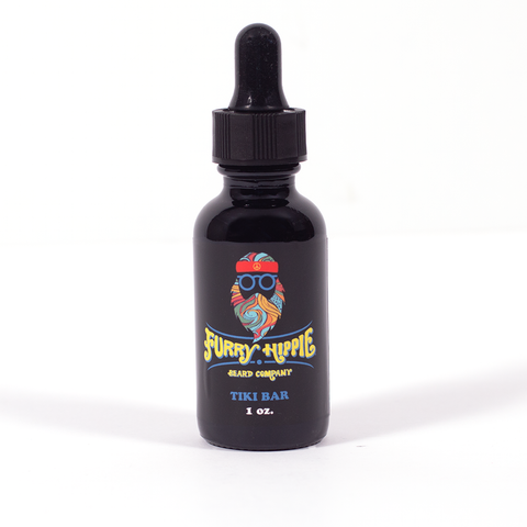 Tiki Bar Beard Oil with tropical coconut and lime | Furry Hippie
